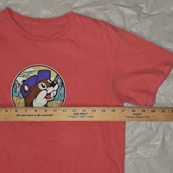 Bucees Shirt Not All Who Wander Are Lost Some Are Looking for Buc-ees Coral Used - Picture 10 of 13
